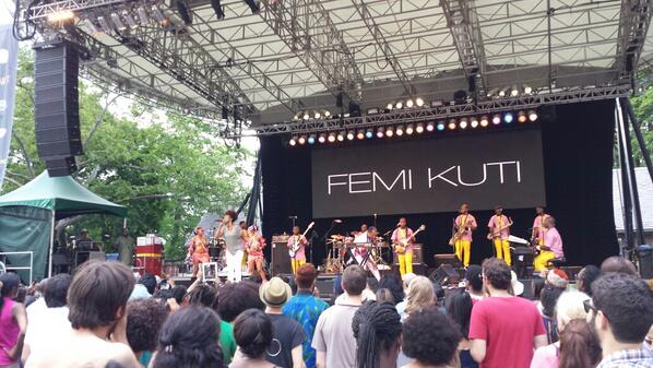 abouba's tweet photo. Femi Kuti @SummerStage http://t.co/NemznK8gVy