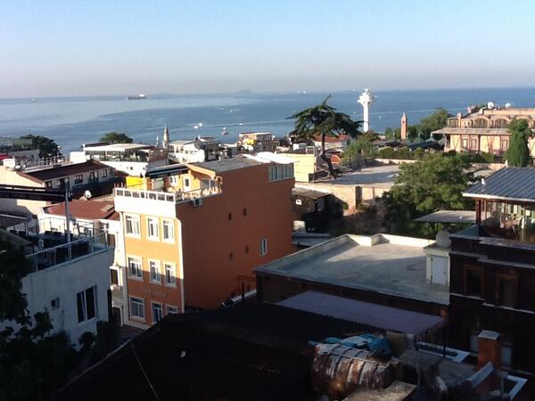 justineh's tweet photo. View from our hotel! Istanbul has been wonderful! http://t.co/38Hkmech30