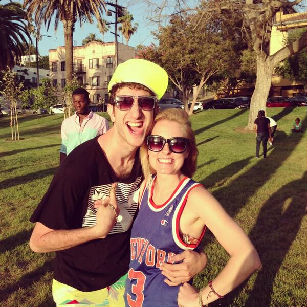 ON_BOARD_'s tweet photo. Great LA wknd with @IllustrateMusic for the new video SANDWICHES!! http://t.co/zsRbj3W48K