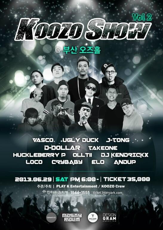 부산지역분들에게 희소식!! 29일 이번주 토요일에 부산오즈홀에서 열리는 쿠조쇼에서 트리플쇼에서 멋진 무대와 입담을 보여주신 DOOBOON  "D-DOLLAR" 를 만나 실 수 있습니다!