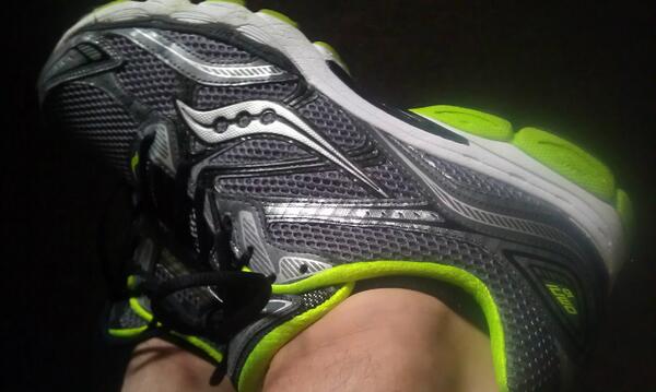 planetprancer's tweet photo. Getting kit together for 310 miles of dancing. Shiny new trainers: check. 1st test dancing down the Thames tonight! http://t.co/7z68buZJFB