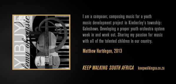 KeepWalkingSA's tweet photo. Matthew’s passion for music has lead him to form a youth orchestra in his community. http://t.co/eszCSZu2p5 http://t.co/skMpmGhKdK