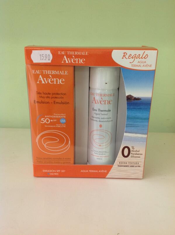 FHorreo's tweet photo. Avène  emusion te regala un agua termal http://t.co/Q4sycHS0KQ