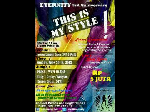 acara keren kompetisi dance tmn2 eternity. Yg tertarik utk ikt kompetisi bsa hub. @chrissadinata .Cc: <a href="/Sekitar_Pati/">Pati Bumi Mina Tani</a>