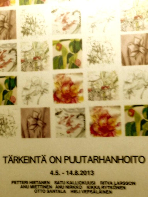 Hanna Storsjö - Tärkeintä on puutarhanhoito mutta siis kumpi puutarha? http://t.co/TiGy0Yk9T6