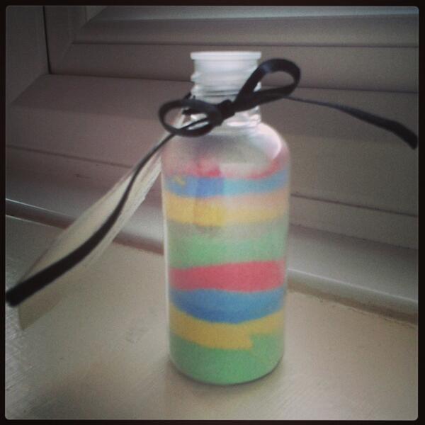 PerksofUnionJ's tweet image. Made a memory jar today