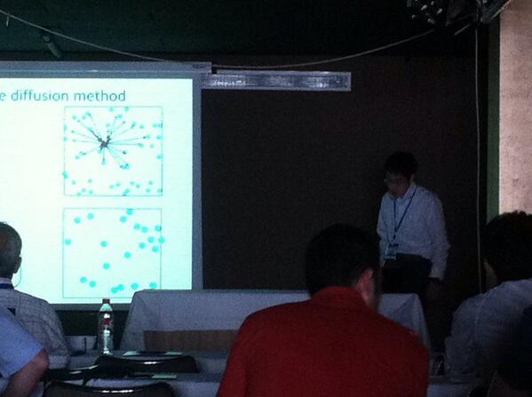 A  japanese scientific is telling us about gpu methods to simulate particle diffusion at #cmmse13/<a href="/cmmse/">Conference CMMSE</a>
