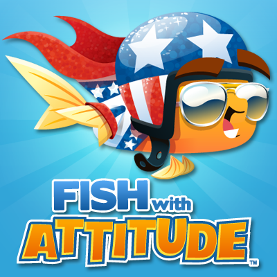 TheFishGame's tweet image. The Dare Devil fish is in game now!   Play now!!-&amp;gt; bit.ly/FishWithAttitu… #fwa #fishwithattitude