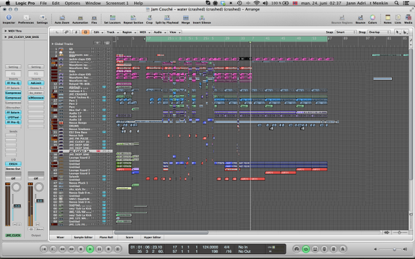 So, I was working on a tune when  this happened....