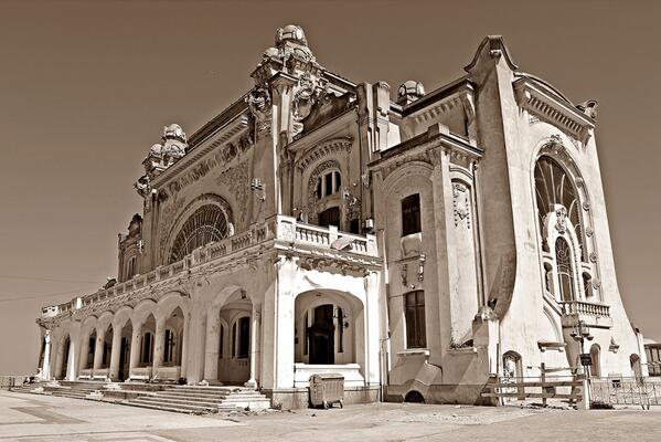 CityBoundEurope's tweet photo. Constanța Casino by the Black Sea: http://t.co/2LOpxoGkAU