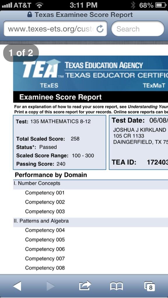 _Coach_Kirkland's tweet image. Freaking finally!! #testpassed #thankjesus