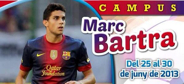 MarcBartra's tweet photo. Demà és el dia! Comença la 1a edició del @campusmbartra ! Espero que disfruteu molt tots! Som-hi!!! ⚽👍 http://t.co/eYxWzHXXpP