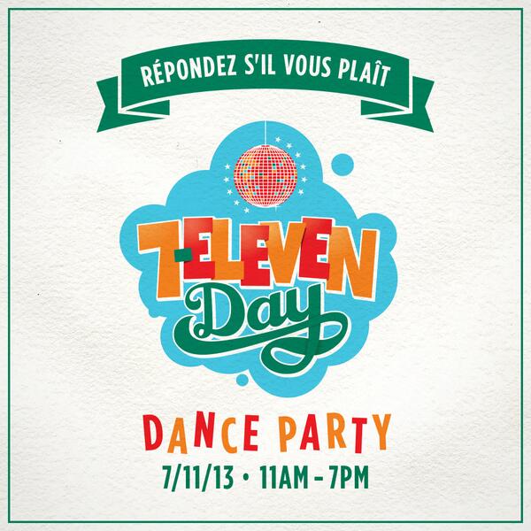 7eleven's tweet photo. Remembering things is hard. RSVP to the #SlurpeeDance Party so you don't forget! http://t.co/VRZxrBN8Ha http://t.co/uJhdxjrb1I