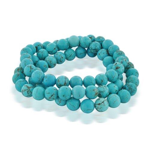 ArtJewelryStore's tweet photo. #BeadBracelets #GemstoneBracelets Stackable Gemstone Turquoise Bead Bracelet - Stackable Gemstone Turquoise Bead ... http://t.co/anrb48OLMW
