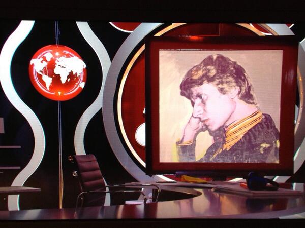 Yves Saint Laurent par #Warhol était sur le plateau du #LPJ. Un très grand merci à <a href="/pvgberge/">Pierre Bergé</a>.