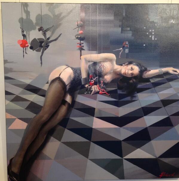 christabillich's tweet photo. The Dissenters oil on Canvas by Charles Billich http://t.co/vfBPOntVoe