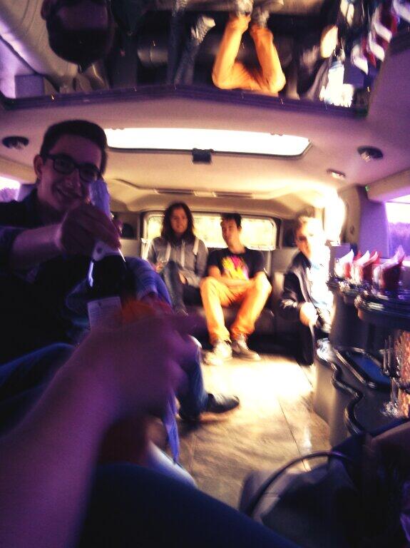 In der #limo sein und so