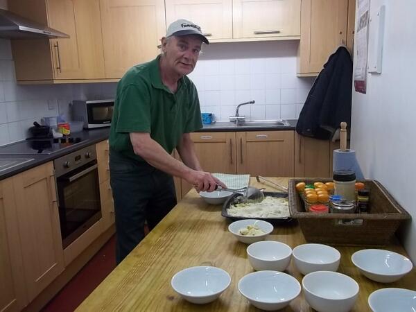SSJCharity's tweet image. We agree! MT @homelesslondon: Being #meaningfully #occupied is so important once housed. John... has taken up cookery