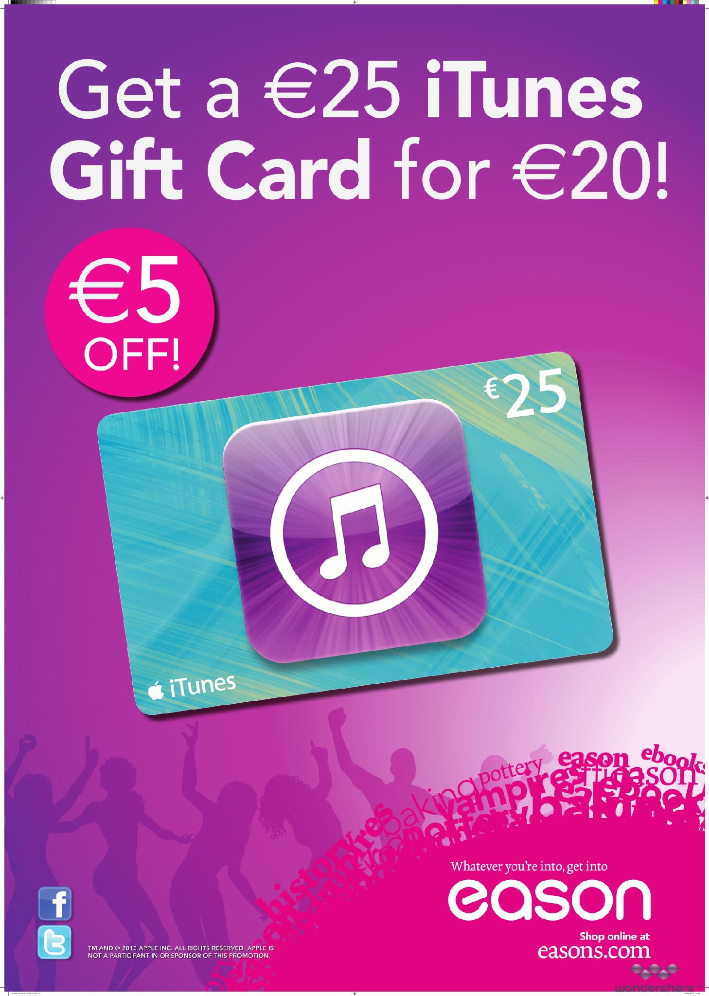 Mars shuttle kijken Eason on Twitter: "Get a €25 iTunes card for only €20 in selected stores  right now. #Bargain http://t.co/MIfTok8n9s" / Twitter