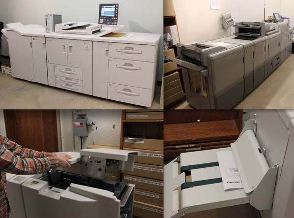 We are so excited to be using our new printers here at the Print Stop! #UNCPrintStop