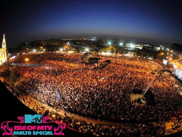 6月26日　ヴァレッタで「Isle of MTV」 マルタ島スペシャル　マルタ島の最大のイベント
isleofmtv.com/tv/lineup/
