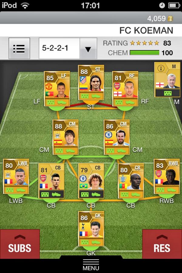 Roely7's tweet photo. Mijn fut team http://t.co/R6cPQzc03S