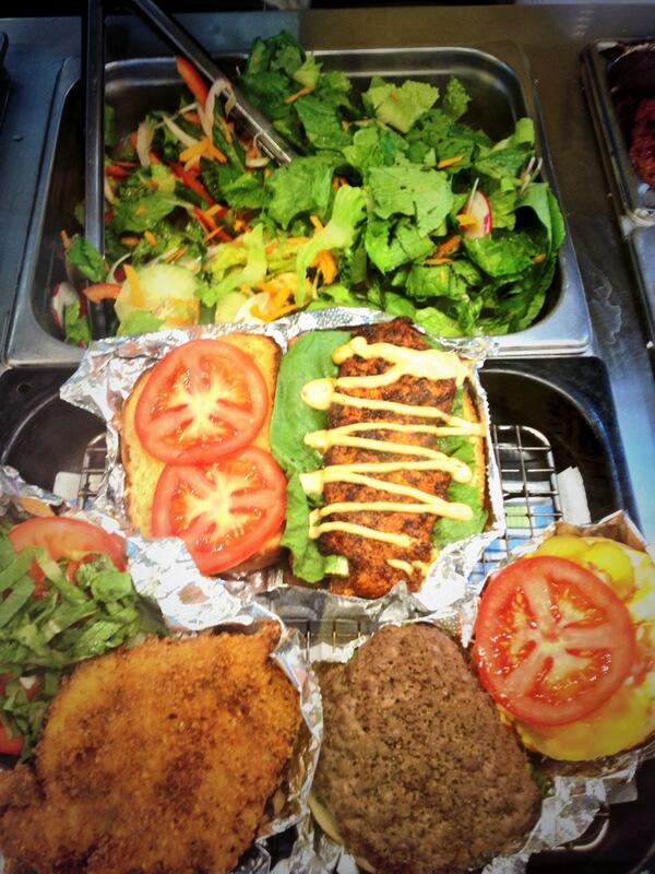 KitchenLittleOh's tweet image. Buttermilk Fried Chicken Cutlet, Blackened Chicken Sandwich, Bison Burger