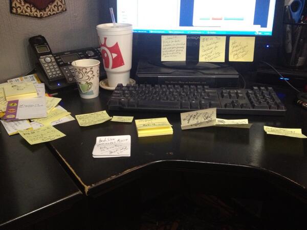 TheMusicShop's tweet image. What is it w me and sticky notes in my office...can there be sticky note addictions? 

#notesnotesnotes
