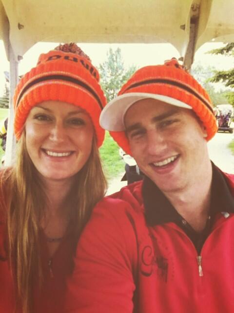 Javelizz's tweet image. Golfing buddies @MReader24 #beanies #hartnelldown