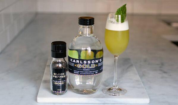 The Swedish Dragon by Mixologist Jason McIntire from Vesper Bar at <a href="/Cosmopolitan_LV/">The Cosmopolitan</a>! bit.ly/12nSMDi