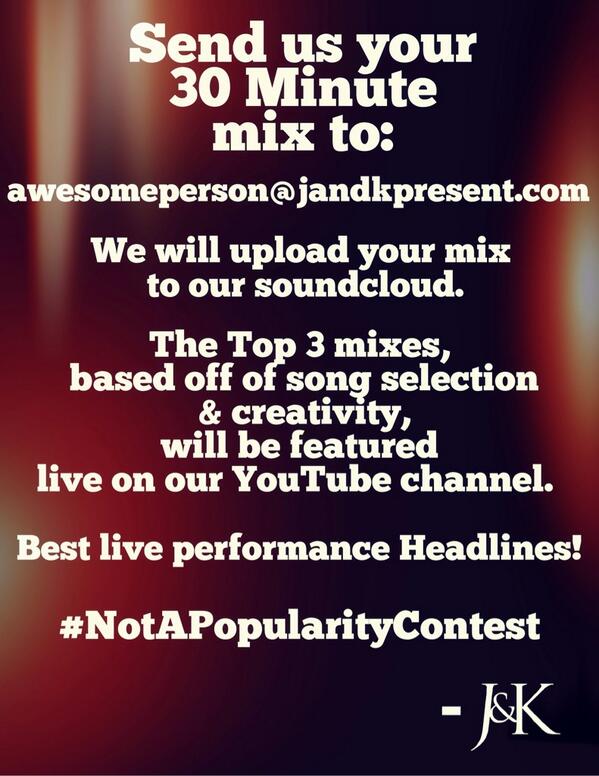 JandKPresent's tweet image. Attention DJ's! Looking to fill our 4th of July #TRAPPEDnightswim headliner! #NotAPopularityContest -- please share!