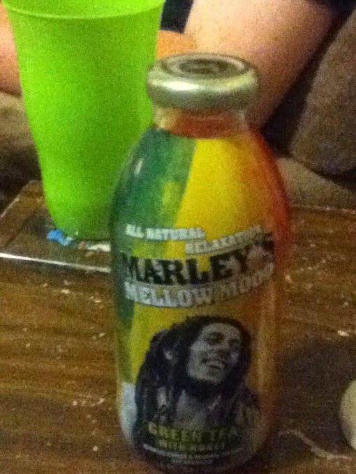 Drinking Marley's Mellow Mood Relaxation drink green tea with honey http://t.co/RrchfDCBLg<a href="/tag/squad"class="tags"><span>#squad</span></a><a href="/tag/squadgoals"class="tags"><span>#squadgoals</span></a><a href="/tag/brosforlife"class="tags"><span>#brosforlife</span></a>