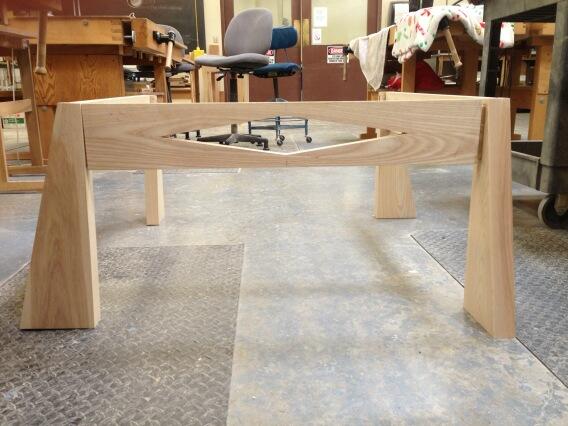 Mortises and tenons fit? Like a glove! Translation: sides (stretchers) and legs fit? Check!