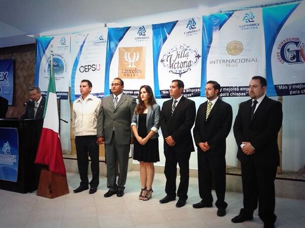 Los jóvenes impulsan una nueva actitud ciudadana y empresarial en #Chiapas nvo consejo Coparmex Comitan <a href="/jpcastanon/">Juan Pablo Castañon</a>