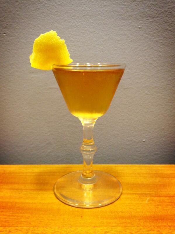 The Sterling's Gold. Karlsson's Gold, Famous Grouse, Barenjager, Jerry Thomas bitters. Raise the jolly Roger.