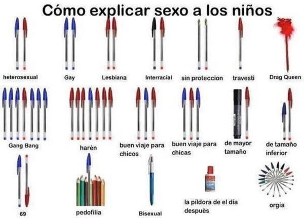 Supersarcasmo's tweet photo. Así son las lecciones de sexología en la casa bic http://t.co/CHX3OgkZny