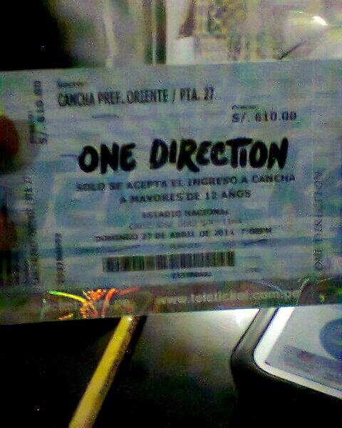 nxtilla's tweet image. YA TENGO MI ENTRADAAAA &amp;lt;333 #OneDirectionEnPerú