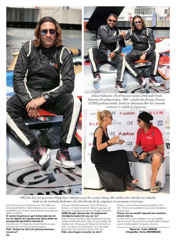 Alem dergisine özel Luca Fendi röportajını kaçırmayın