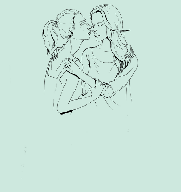 Девушка целовалась с подругой. Набросок двух девушек. Подруги рисунок. Две девушки карандашом. Картинки для срисовки подруги.