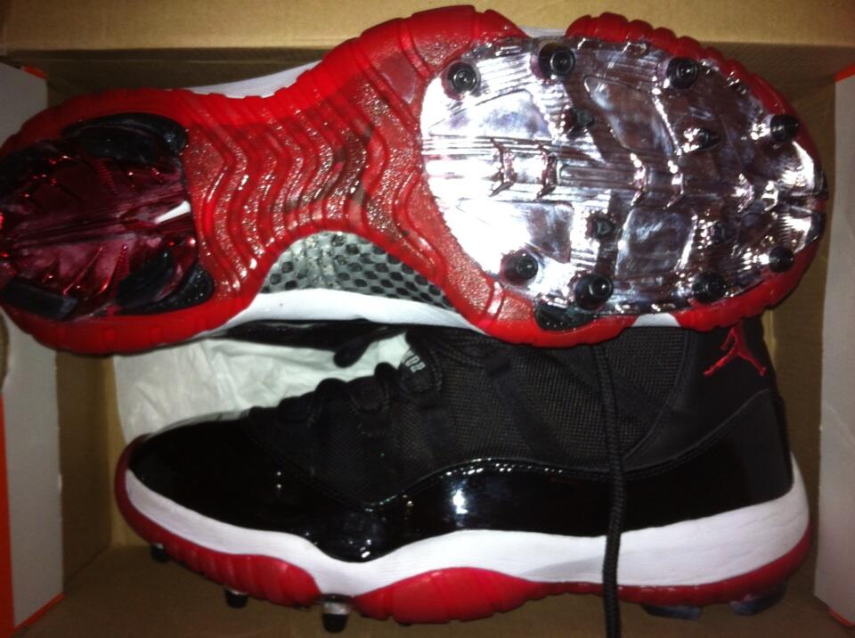 custom jordan football cleats