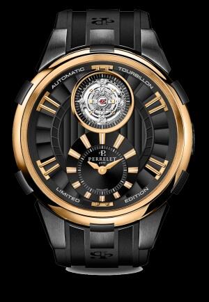 TOURBILLON BLACK &amp; GOLD Géométrie lumineuse