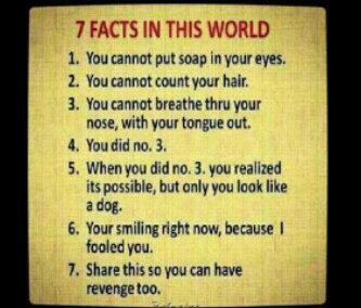 FatuousIdiot's tweet photo. 7 FactS http://t.co/d6LeMCmWsh