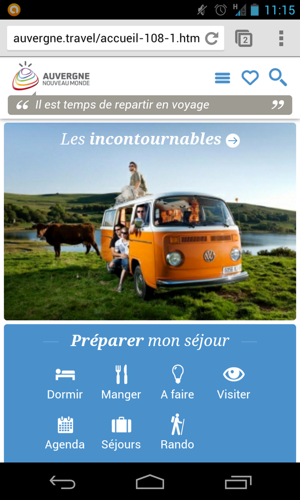 Coup d'envoi dispositif #mtourisme régional : Auvergne.travel &amp; bientôt l'appli #Outdoor ce n'est qu'un début!