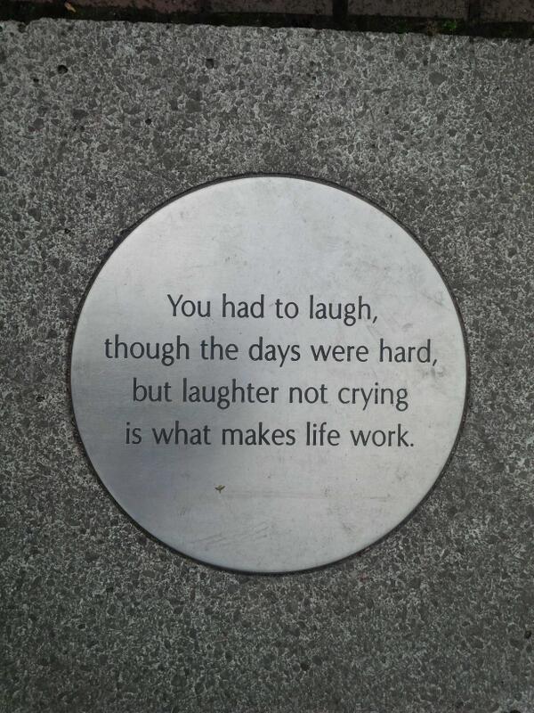 Today's thought, as seen at Salford Quays. What say you?
