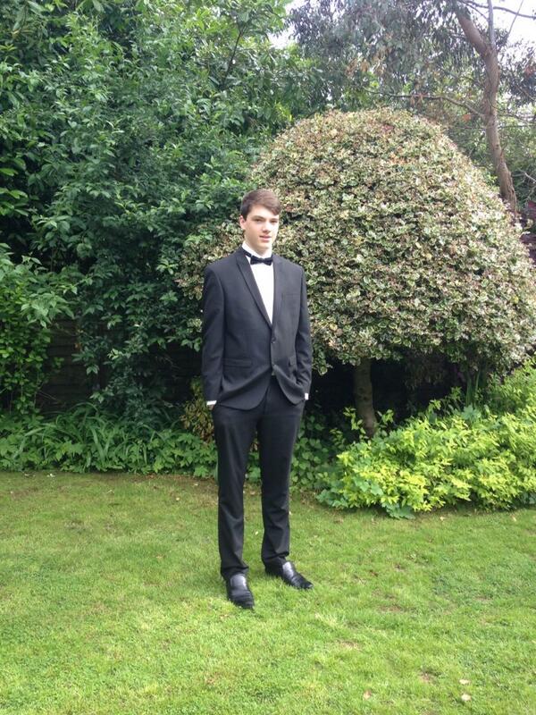 Proud Dad! Tom going to his Prom