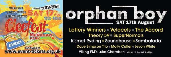 orphanboyuk's tweet image. Cleefest line up looking great now. Who's in? Hands up. Please RT.