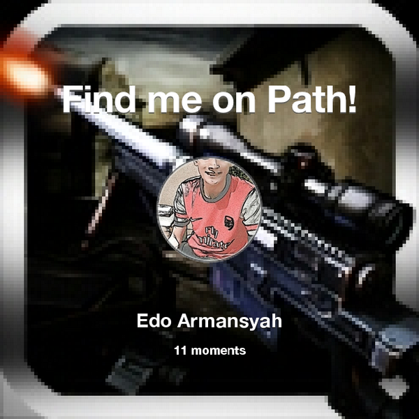edoarmansyah's tweet photo. Find me on #Path now! Go to: http://t.co/q46TgC7E8W! #thepersonalnetwork http://t.co/2M2jdVIxgm