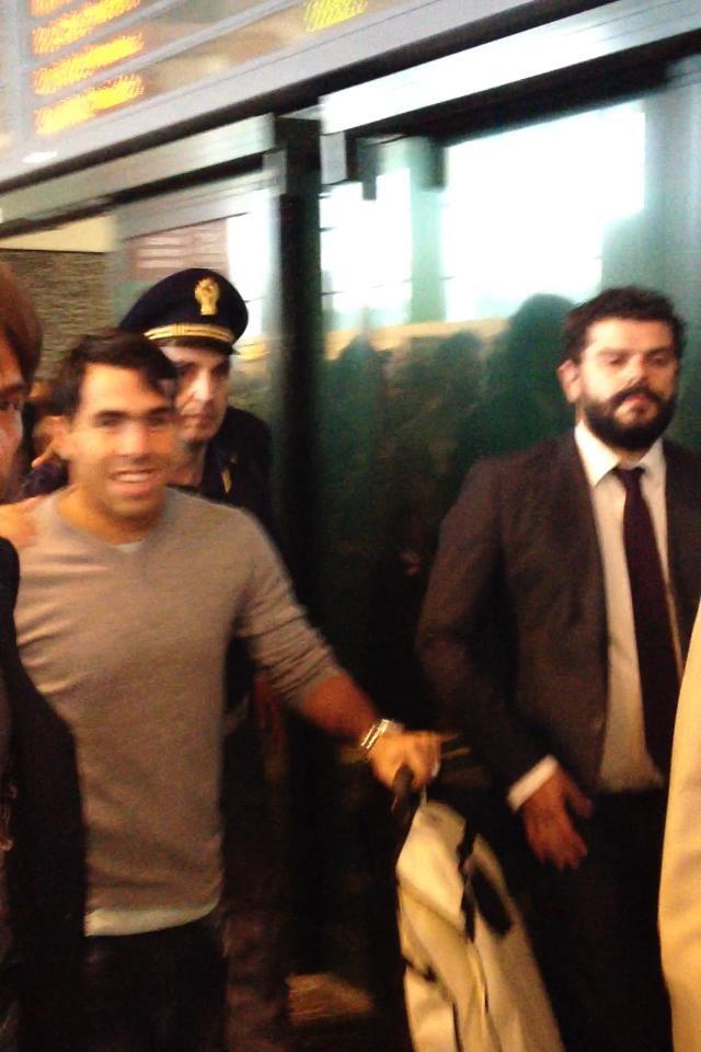 Tevez lands for Juventus medical BNsN4lXCAAU1r6m