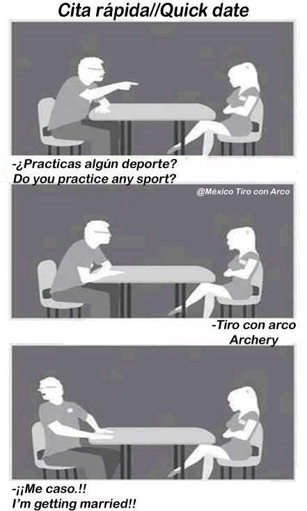 Speed dating for #archery fans ;)