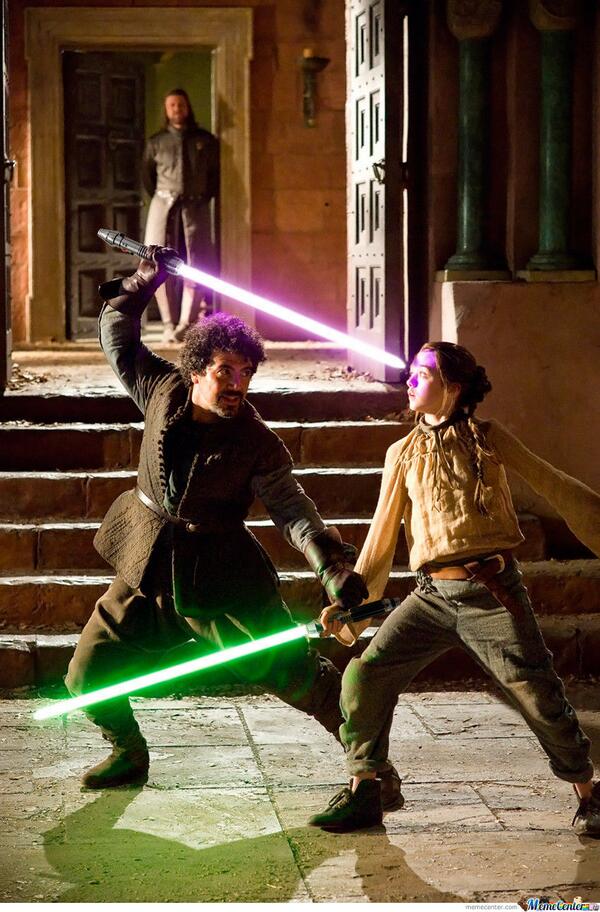 @NorthGirlArya <a href="/Aryabark/">Arya Stark</a> <a href="/TheAryaStark/">Arya Stark</a> <a href="/Arya_No1/">A Dream Of Spring</a> <a href="/S_Forel/">Syrio Forel</a> #StarWarsGoTCrossover